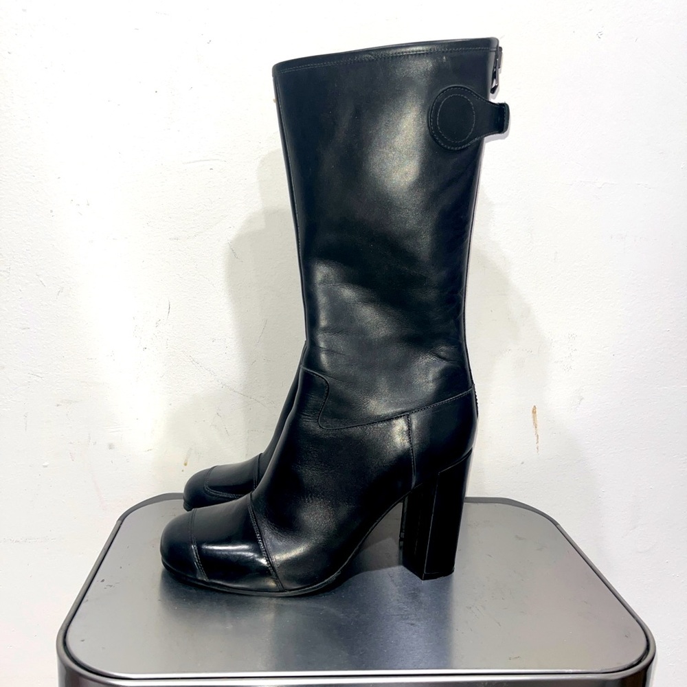 Acne Studios leather knee high boots